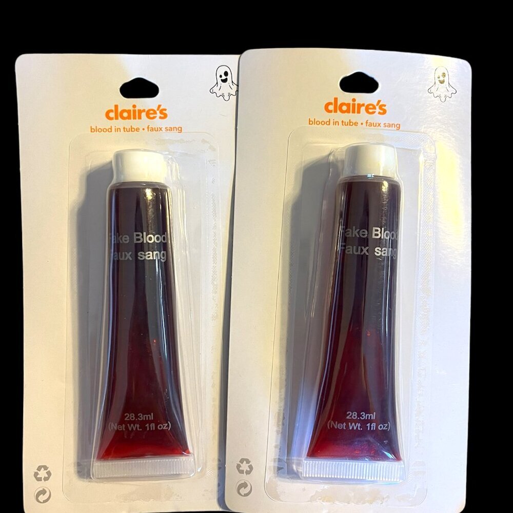 Claire's Fake Blood for Halloween Costume or Cosplay